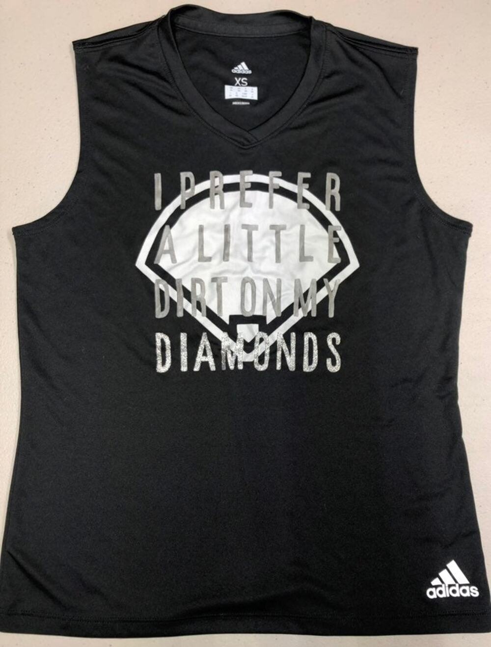 Adidas Softball Baseball Tank Top Women XS Teen